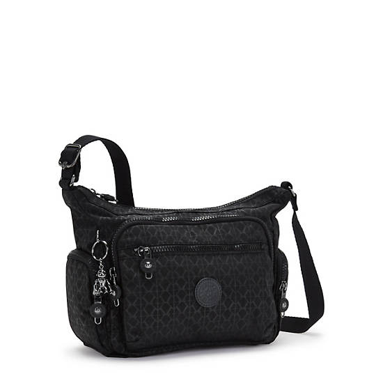 Kipling Gabbie Small Printed Crossbodytassen Zwart | België 2068PJ